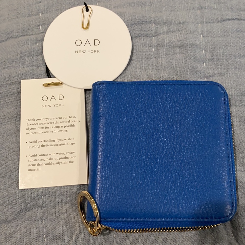 OAD zip around wallet - sea blue